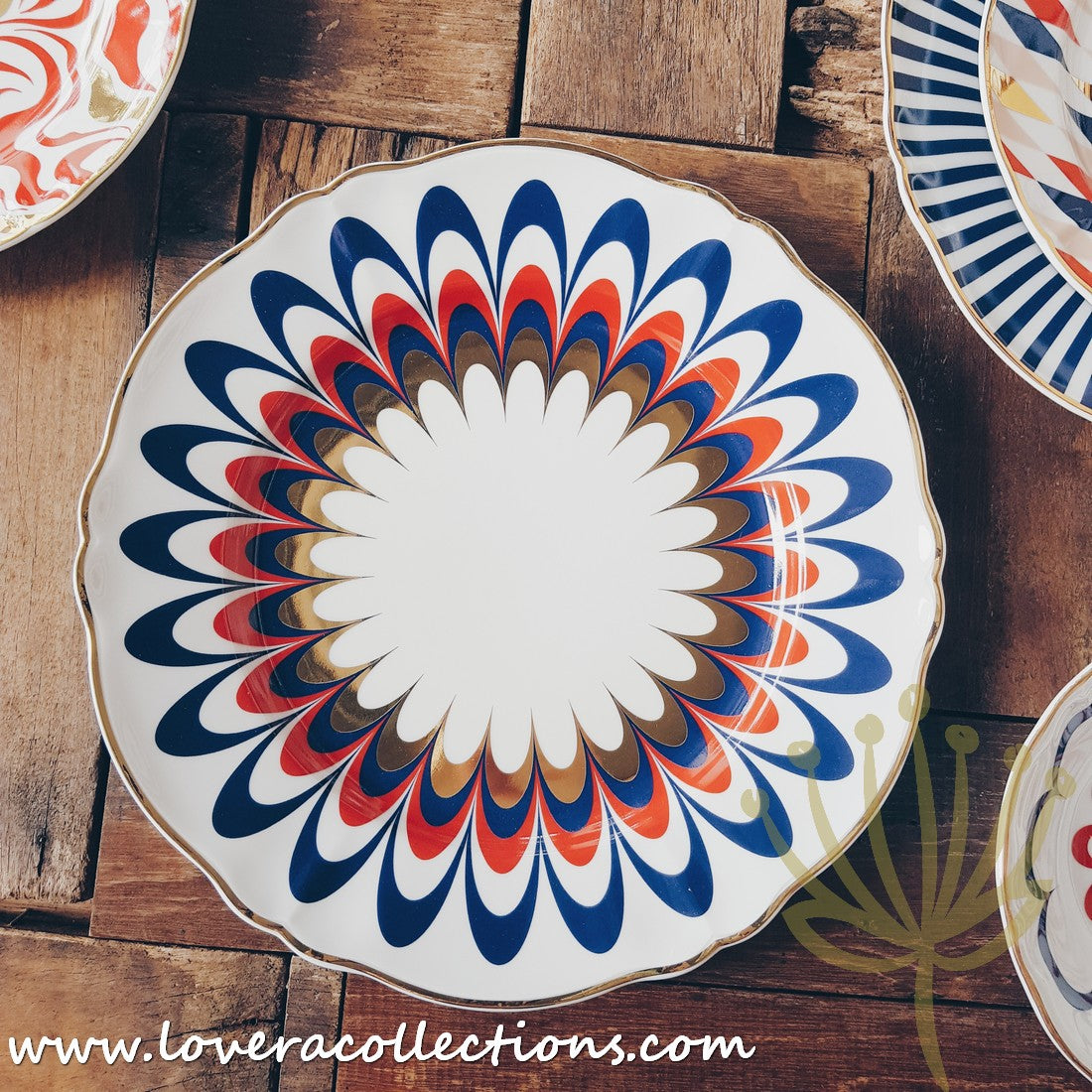 Bitossi Italy Abracadabra Dinnerware Set by La Tigre - Premium Ceramic Plates & Bowls for Elegant Dining, Perfect for Dinner Parties & Home Decor