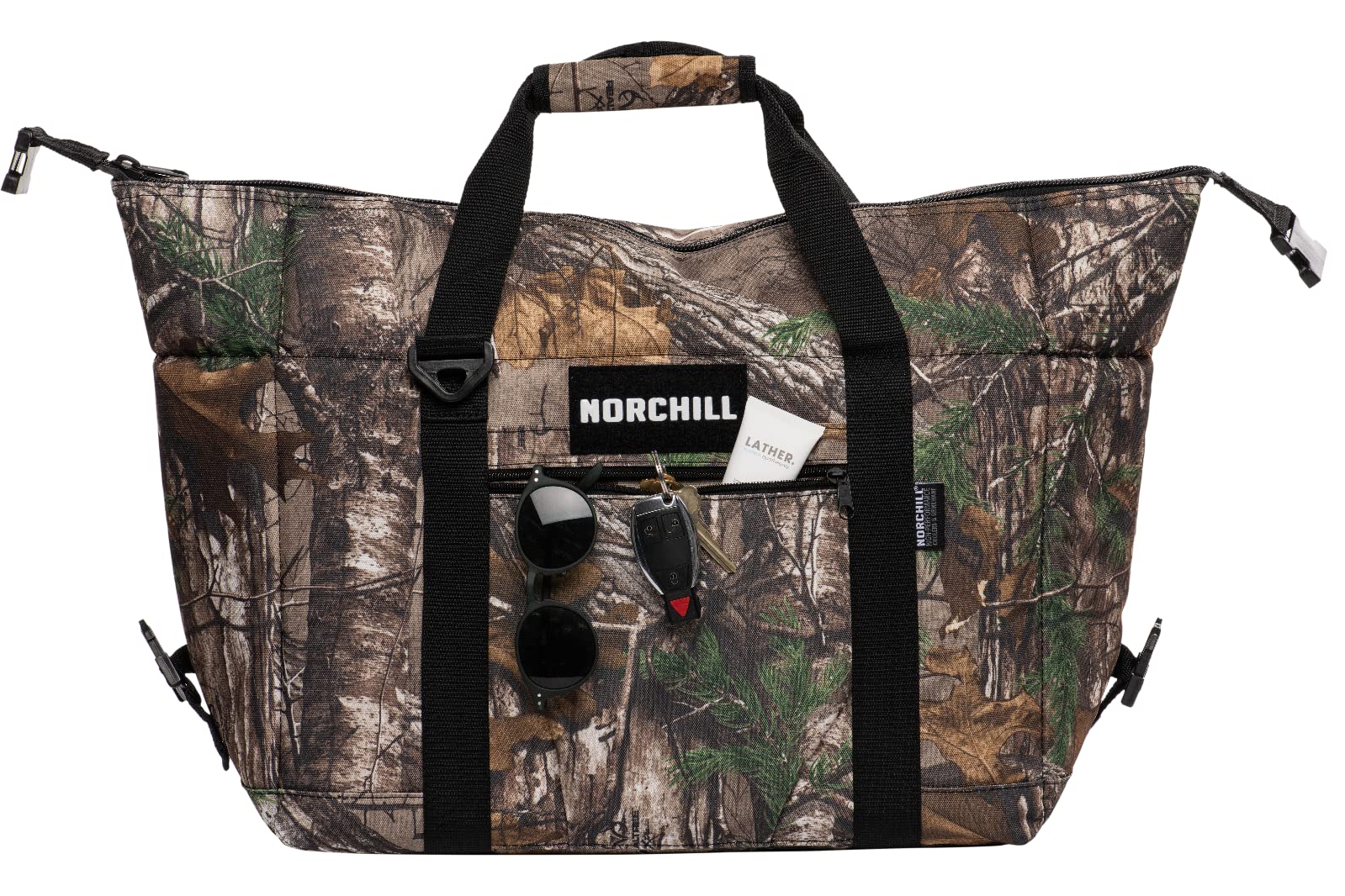 NorChill Soft Coolers - Insulated Soft-Sided Cooler Bag with Realtree Xtra Camo Design | Perfect for Camping, Picnics, Beach Trips & Outdoor Adventures
