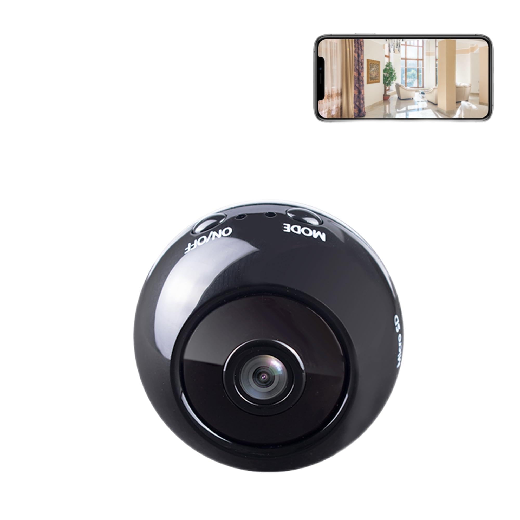 Wireless Indoor Home Security Camera 1080P HD WiFi Baby Monitor with Night Vision, Motion Detection, Cloud & SD Storage - Ideal for Pet Monitoring, Baby Care, and Outdoor Surveillance