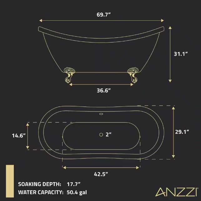 Anzzi FT AZ132CH Falco 69