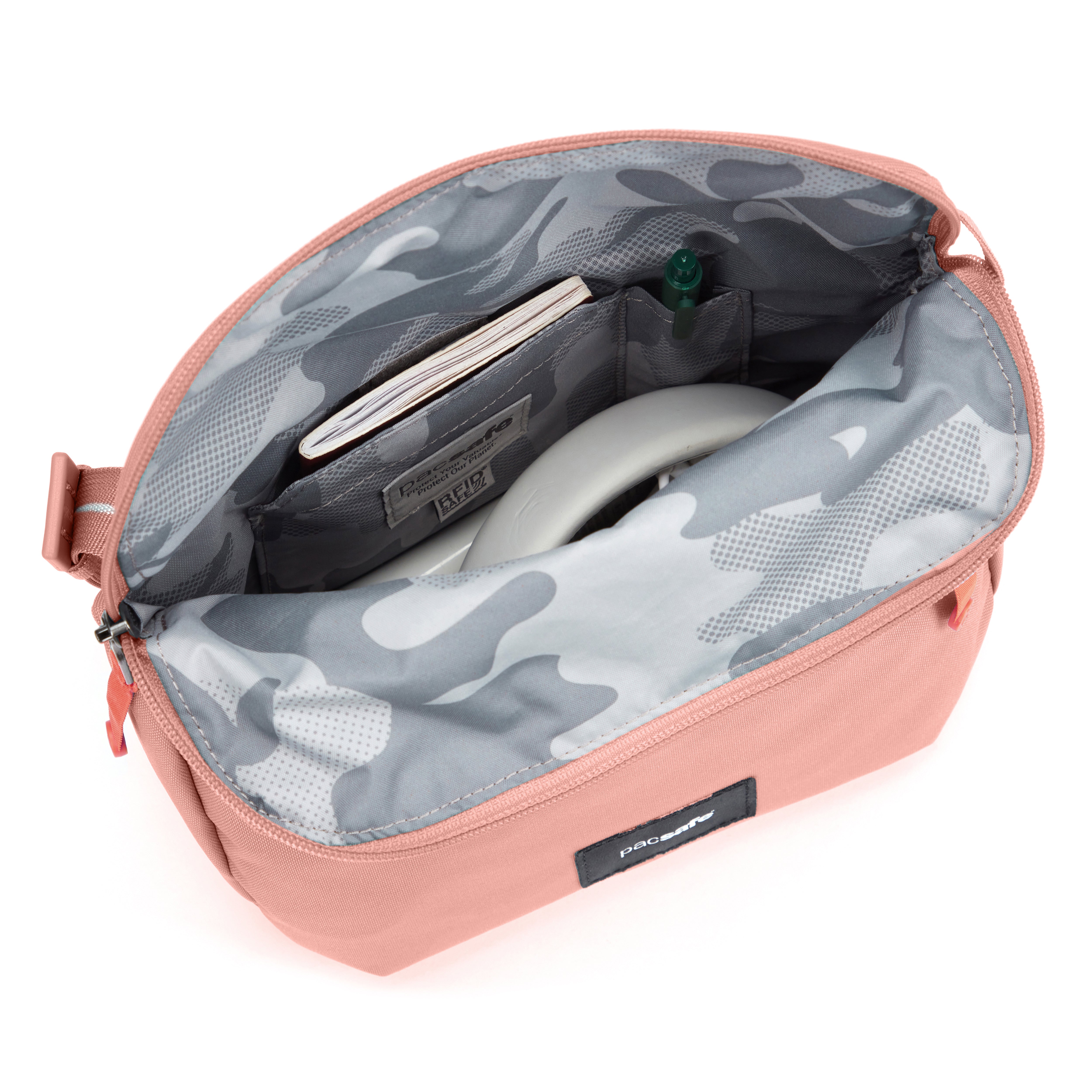 Pacsafe GO Anti-Theft Saddle Crossbody Bag - Secure Travel Purse for Women & Men - Perfect for Commuting, Shopping & Sightseeing