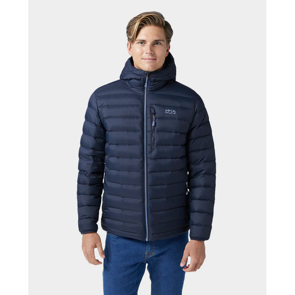 Men's Hometown Down Hooded Jacket - Warm Winter Coat for Outdoor Activities, Hiking & Casual Wear | Water-Resistant Lightweight Puffer Jacket for Men
