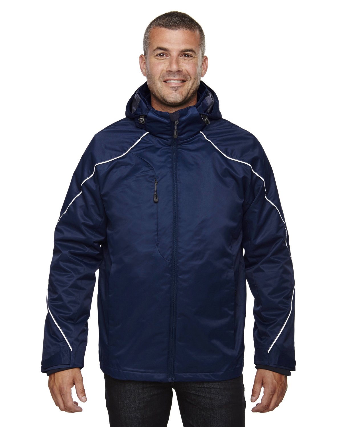 North End Men's 3-in-1 Waterproof Jacket with Removable Fleece Liner - 5XL Size in Night 846 Color - Winter Coat for Outdoor Activities, Hiking & Casual Wear
