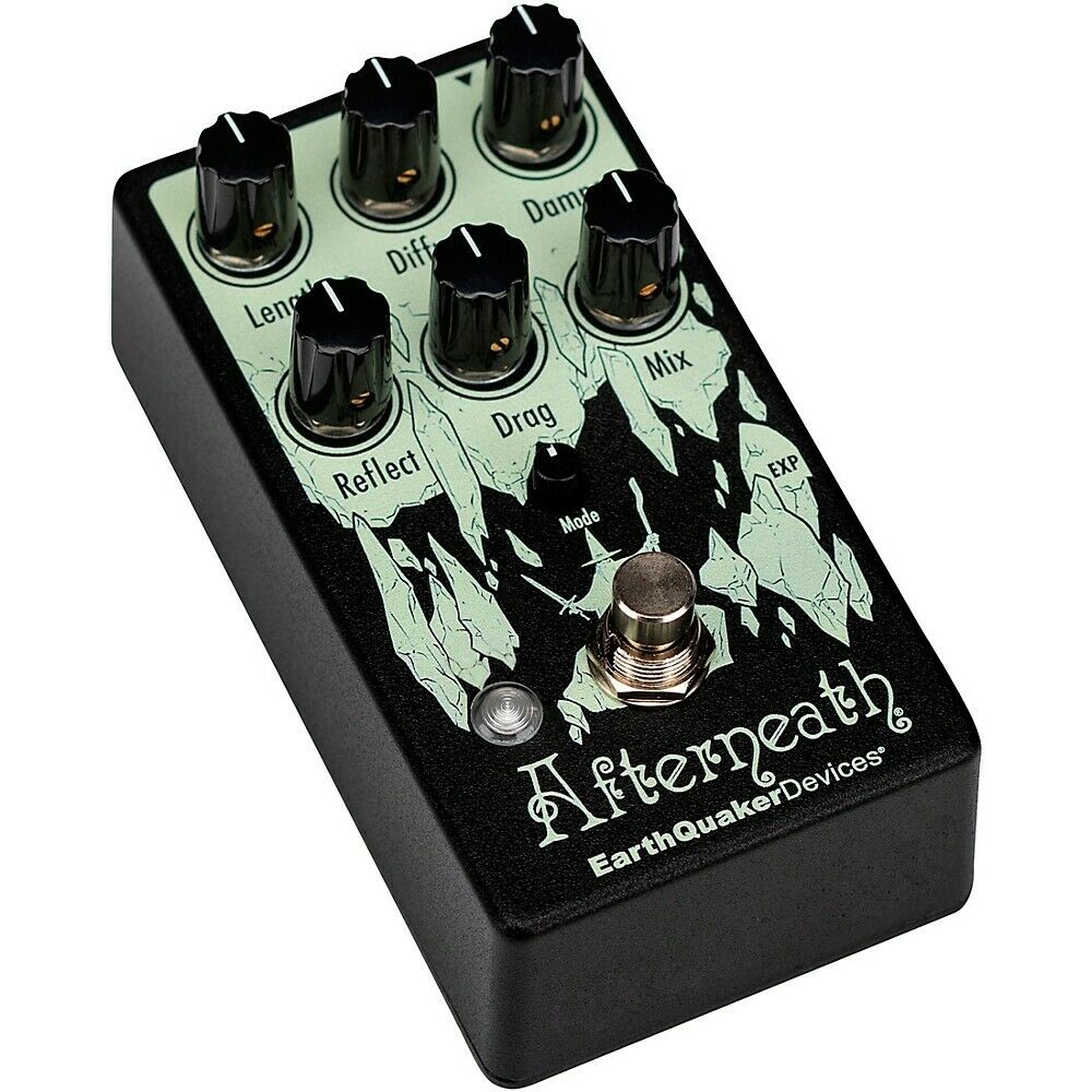 EarthQuaker Devices Afterneath V3 Reverb Pedal - Ambient & Experimental Guitar Effects Pedal for Studio & Live Performances