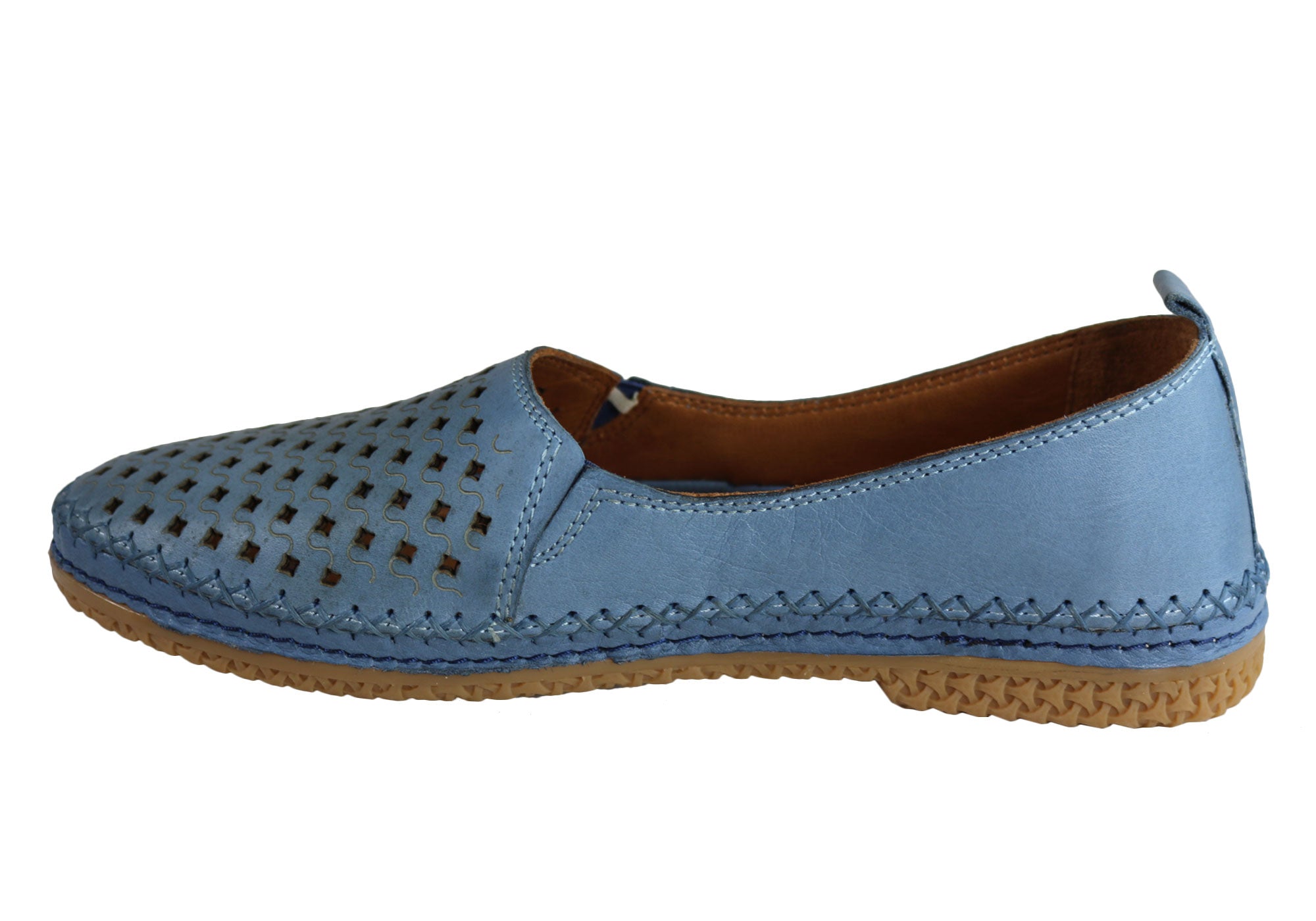 Orizonte Joy Women's Comfortable Soft Leather Flat Shoes - European Style Loafers for Casual Wear, Office & Walking