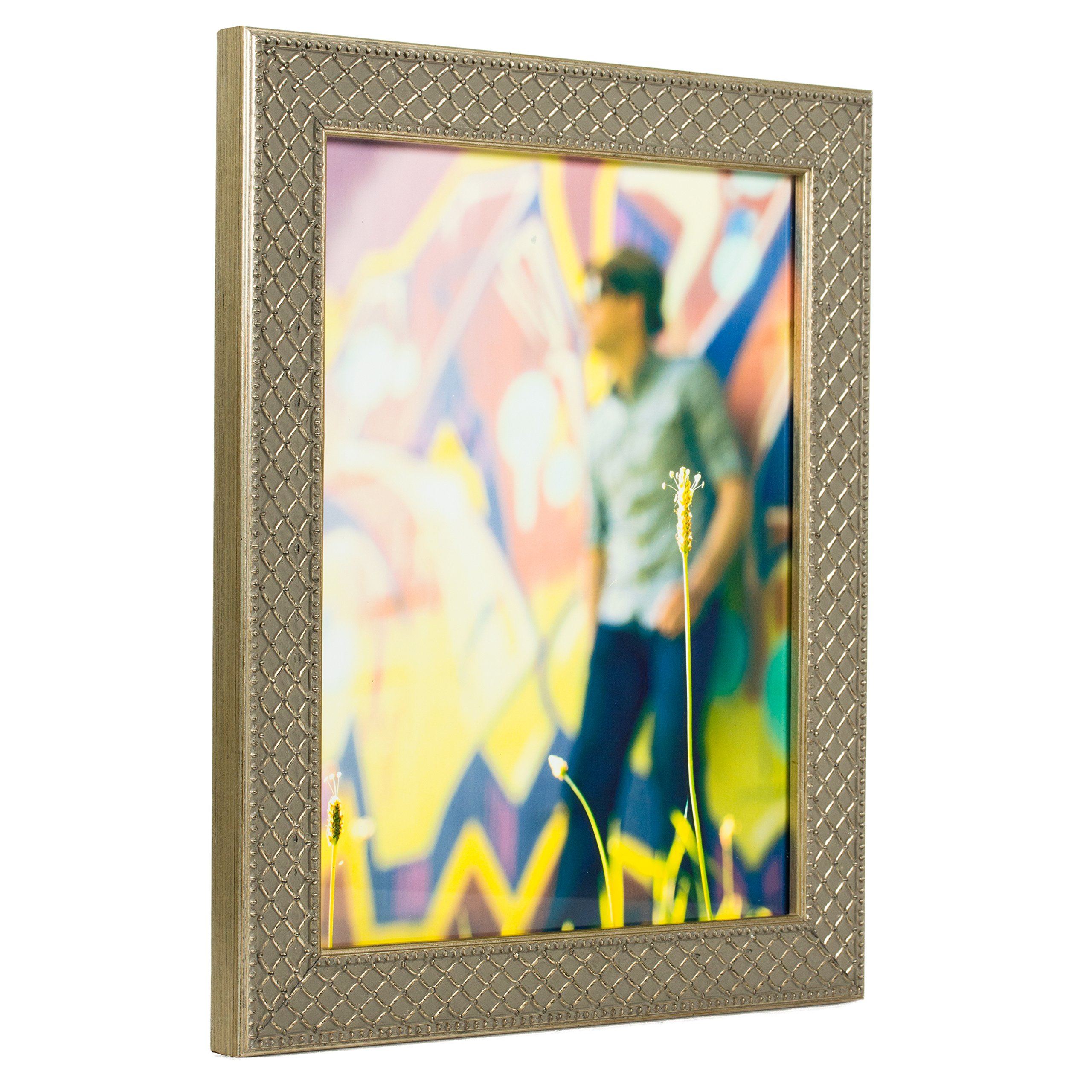 Craig Frames Lenox - Antique Silver Solid Wood Picture Frame 20x30 Inches - Perfect for Wall Art, Family Photos & Home Decor
