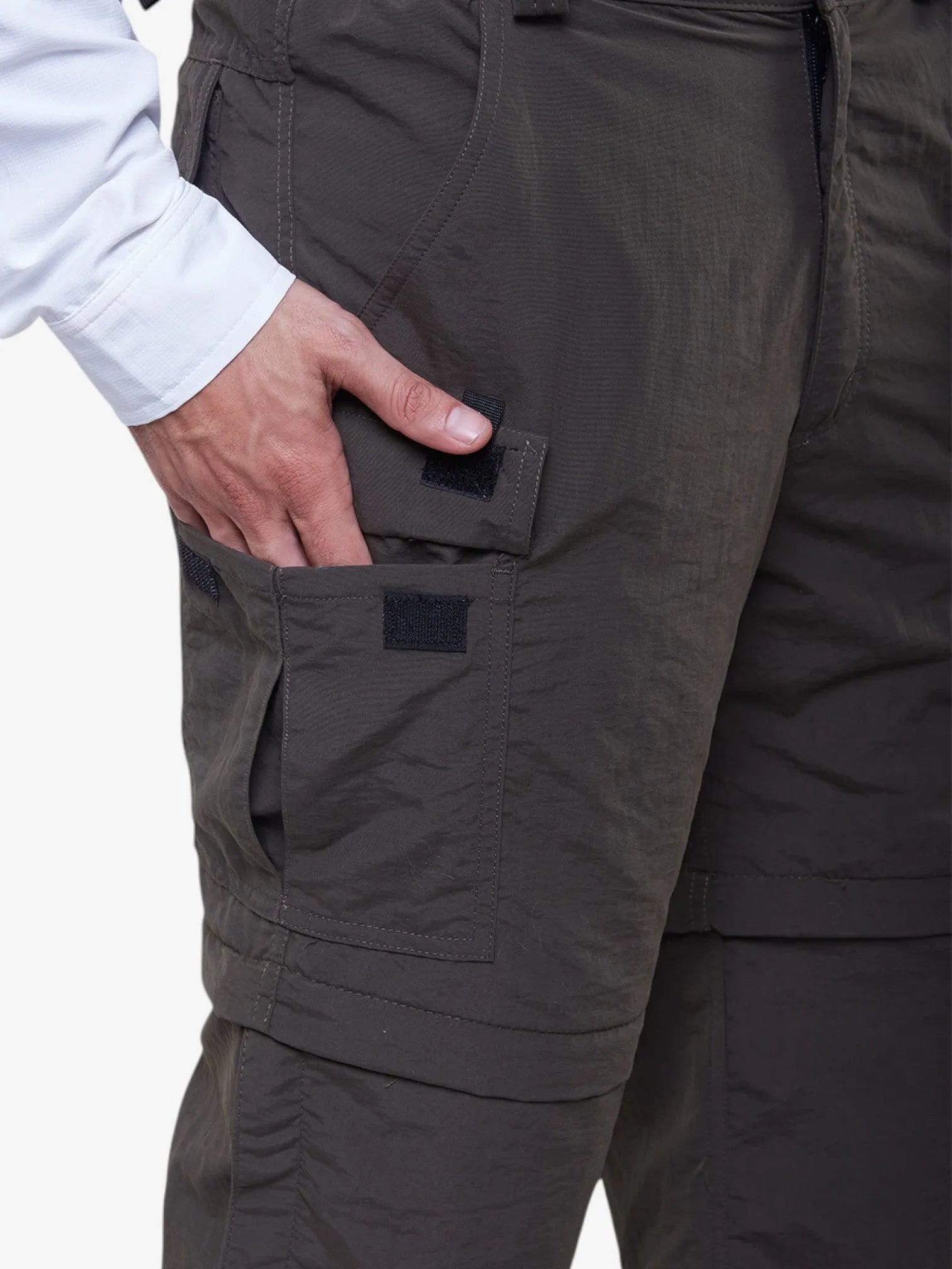 Sherpa Trekking Convertible Pants - Military Green Outdoor Hiking & Camping Trousers for Men & Women | Perfect for Mountain Climbing, Backpacking & Adventure Travel
