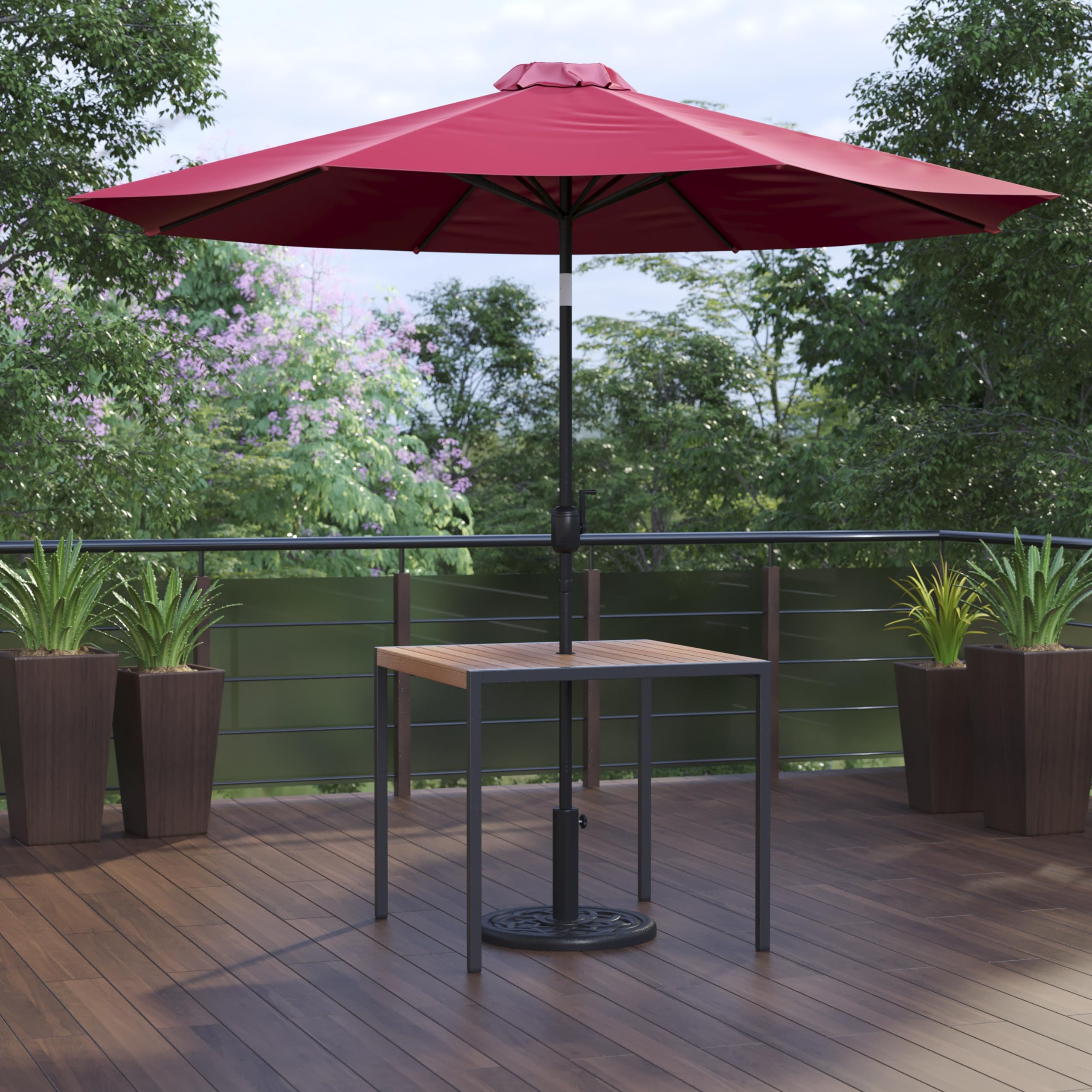 Flash Furniture 3-Piece Outdoor Patio Dining Set - 35