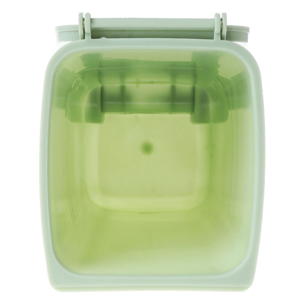 Sturdy Wheelie Trash Can with Pen Holder - Desktop Storage Bin & Mini Garbage Bucket for Office, Home, or Dorm Organization