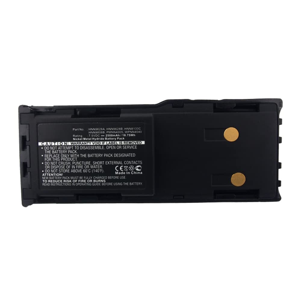 Synergy Digital 2-Way Radio Battery - High Capacity 2500mAh Ni-MH 7.5V Replacement for Motorola WPNN4040AR & HNN8133C - Perfect for Business, Security, and Outdoor Communication
