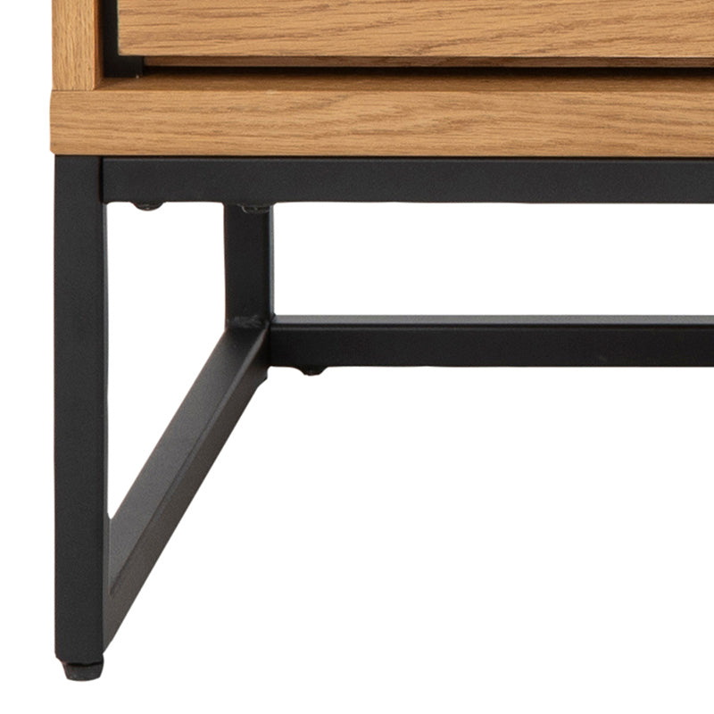 Laneya 150cm Sideboard Buffet Cabinet - Solid Wild Oak Wood for Dining Room Storage & Display | Perfect for Farmhouse, Rustic & Modern Home Decor