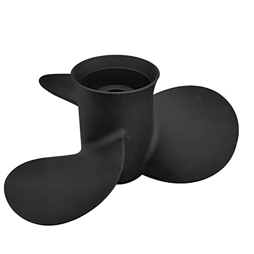 Premium CAPTAIN Aluminum Outboard Propeller - Compatible with Evinrude & Johnson 90-140HP Engines (15 Tooth Spline RH) - High Performance Boat Prop for 4-Stroke 90HP, 115HP, 140HP Motors - Perfect for Fishing, Watersports & Recreational Boating