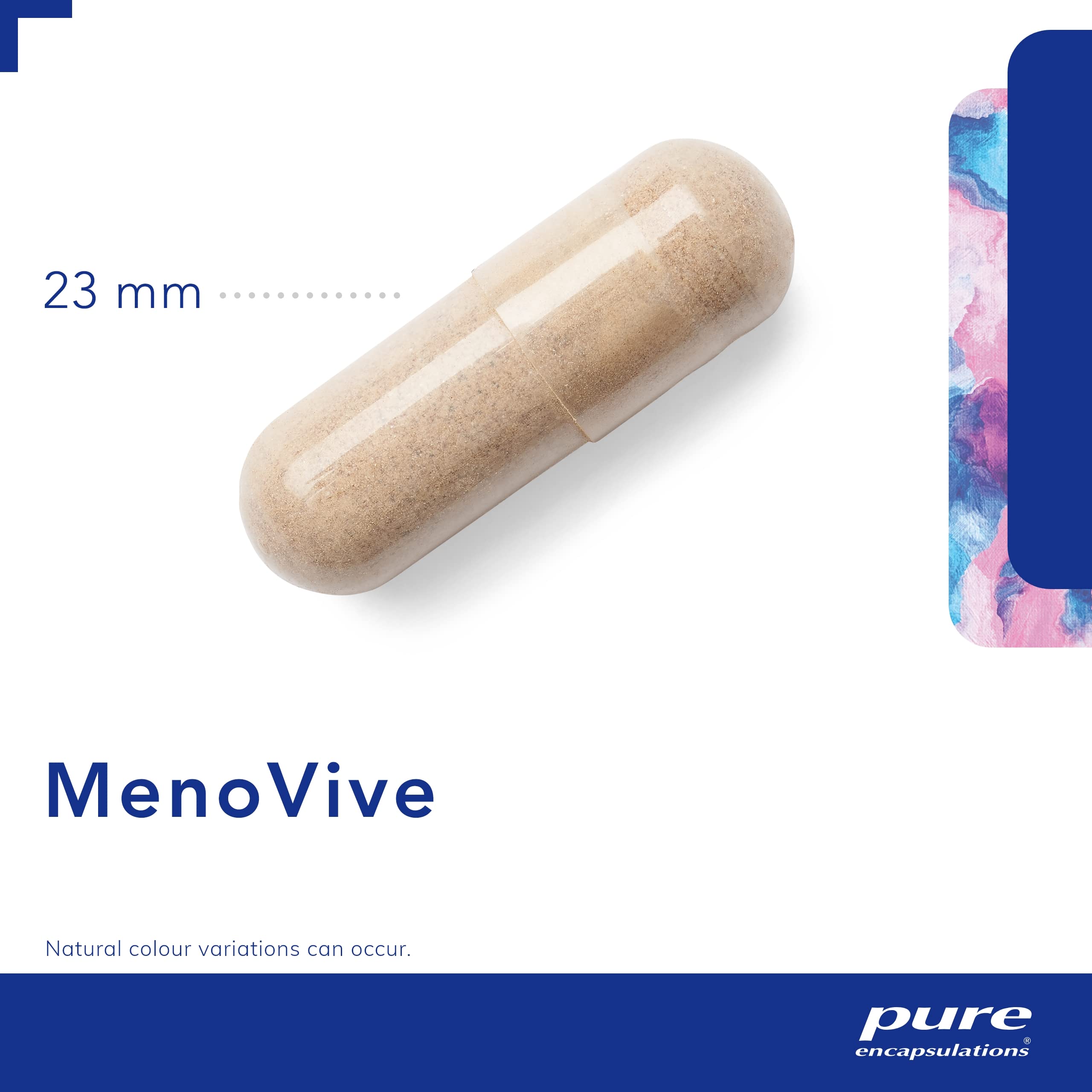 Pure Encapsulations MenoVive - Menopause Support Supplement with Phytoestrogens, Ashwagandha, Rhodiola & Maca Root - 60 Capsules for Hot Flash Relief, Hormone Balance & Stress Support - Perfect for Women During Perimenopause & Menopause Transition