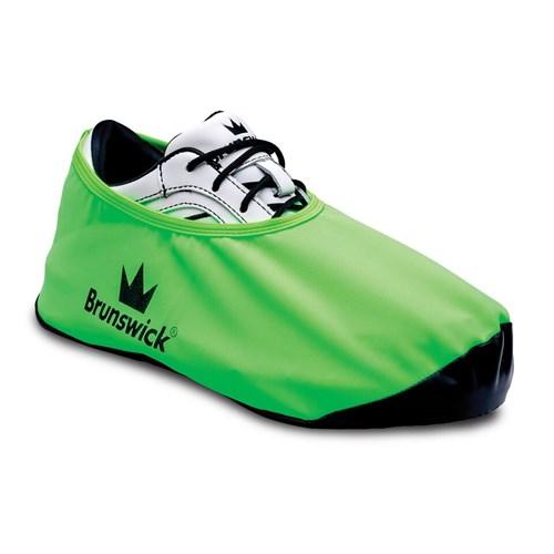 Brunswick Bowling Shoe Shield - Neon Green Color for Bowlers | Protective Cover for Bowling Shoes | Perfect for League Play & Practice Sessions