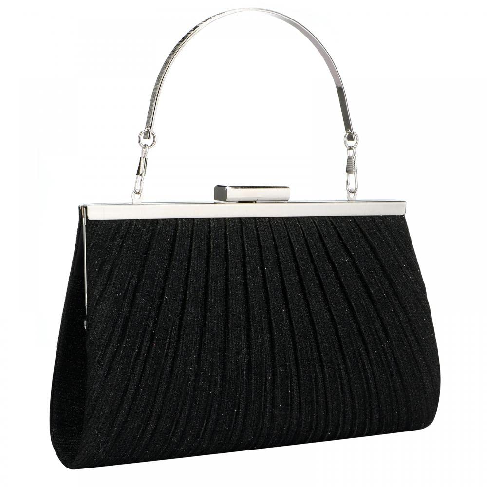Sparkling Women's Clutch Purse - Elegant Top Handle Evening Bag with Adjustable Crossbody Strap for Wedding, Prom, Party & Special Occasions | Perfect for Date Nights, Cocktail Events & Formal Gatherings
