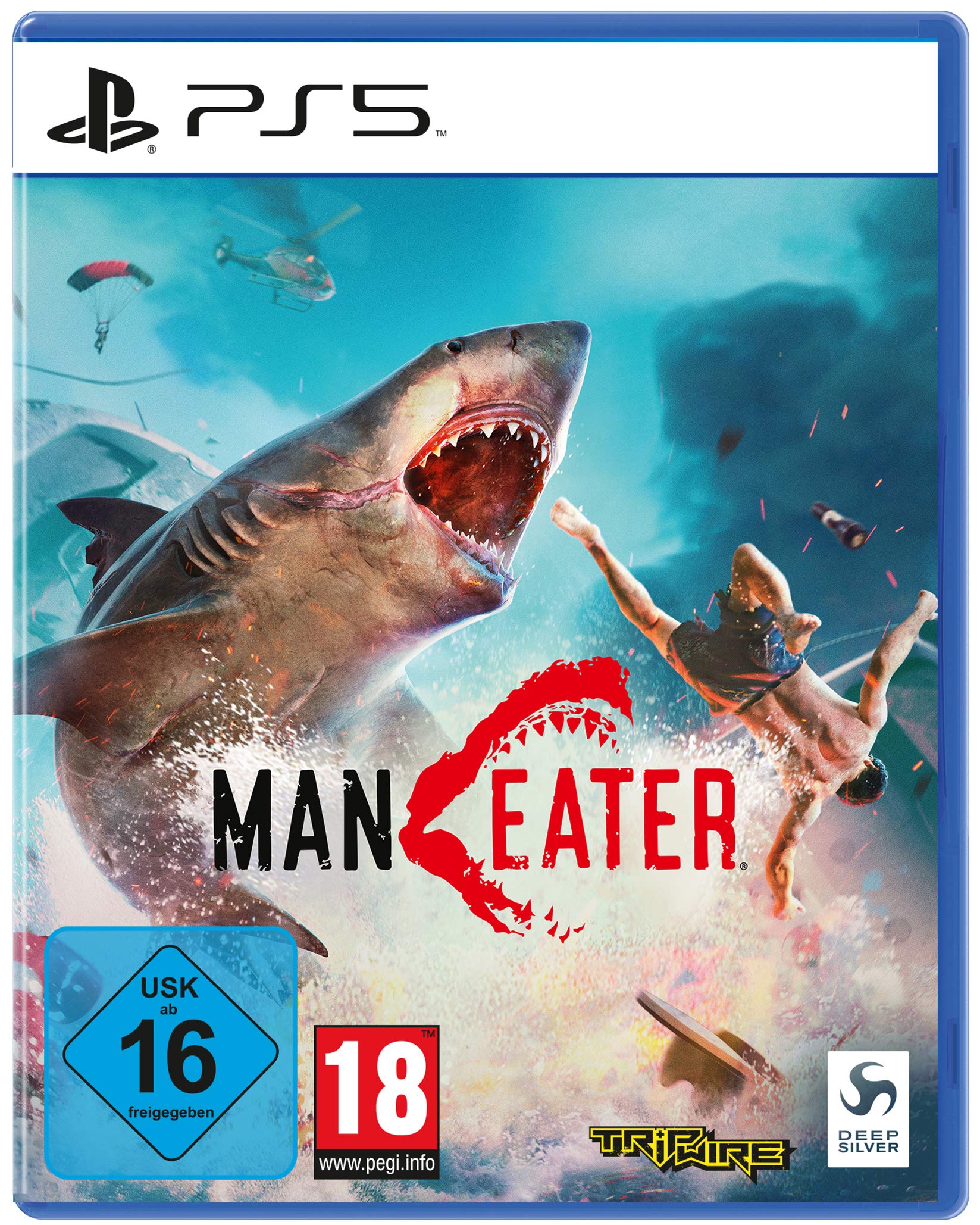 Maneater PS5 Game - Open World Action RPG | Play as a Shark in Underwater Adventure | Perfect for Shark Lovers & Action Game Fans | Great for Single Player Gaming & Stress Relief