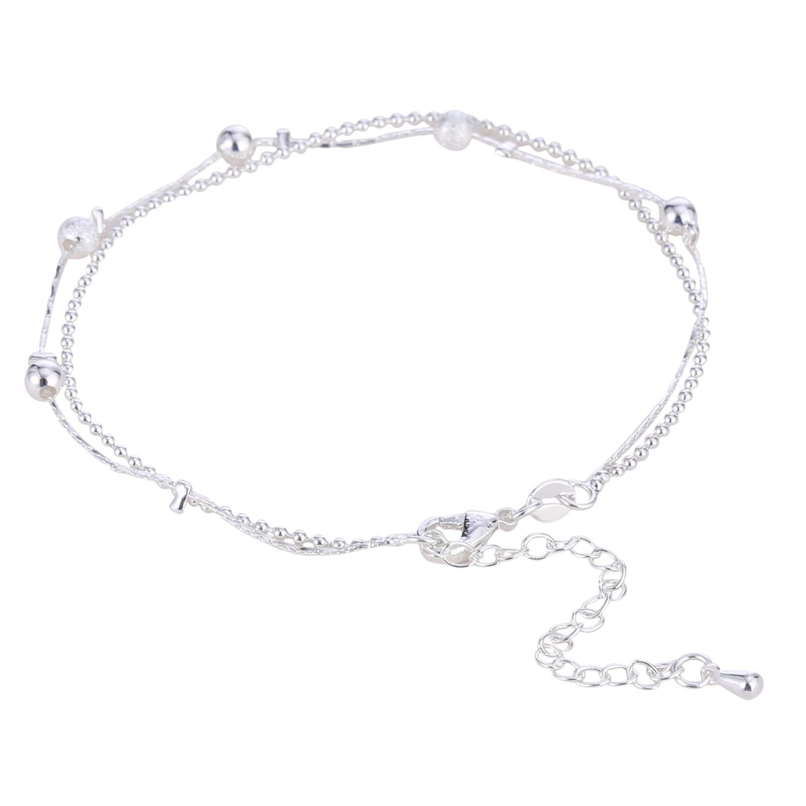 Dainty Tiny Bead Ankle Bracelet for Women - Boho Foot Chain Jewelry, Cute Anklet for Beach, Summer & Casual Wear | NEISHUI