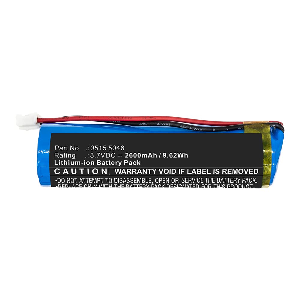 Synergy Testo 0515 5046 Battery - 3.7V 2600mAh Li-ion for Digital Equipment
