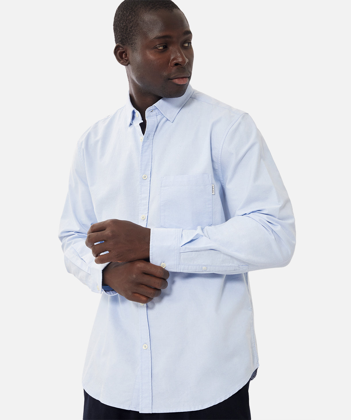 Premium Rhodes Long Sleeve Shirt in Sulphur Blue | Men's Casual Button-Up Shirt for Office, Date Night & Outdoor Activities