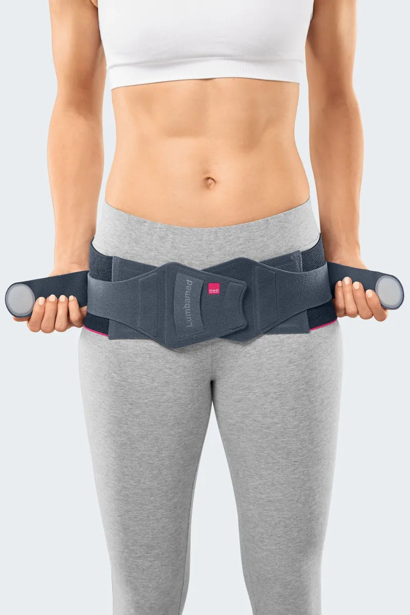 Medi Lumbamed Sacro Back Brace - Adjustable Lumbar Support Belt for Lower Back Pain Relief - Ideal for Work, Sports & Daily Activities