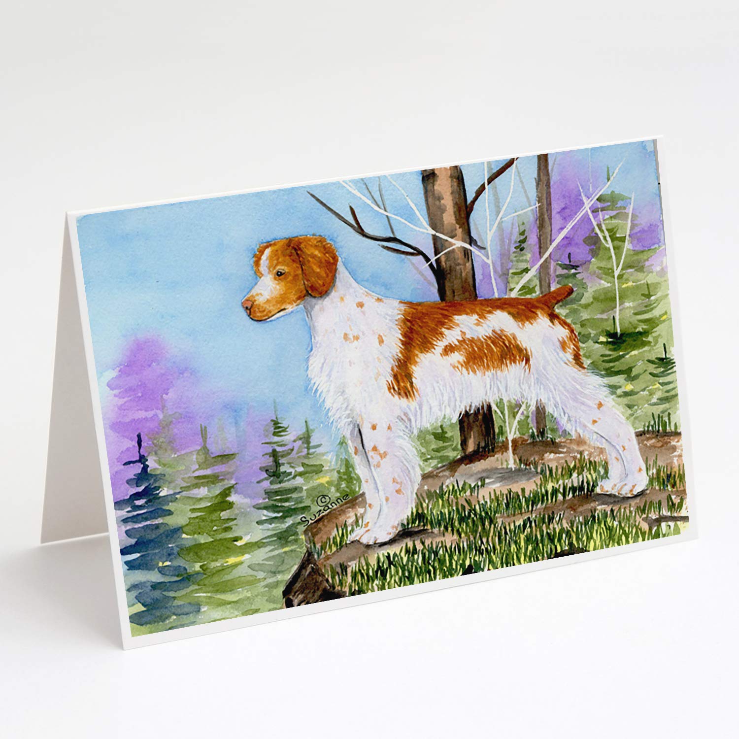 Setter Greeting Cards and Envelopes Set | Pack of 8 Blank A7 Note Cards (5x7 inches) | Whimsical Dog Lover Stationery | Perfect for Thank You Notes, Birthday Wishes & Special Occasions