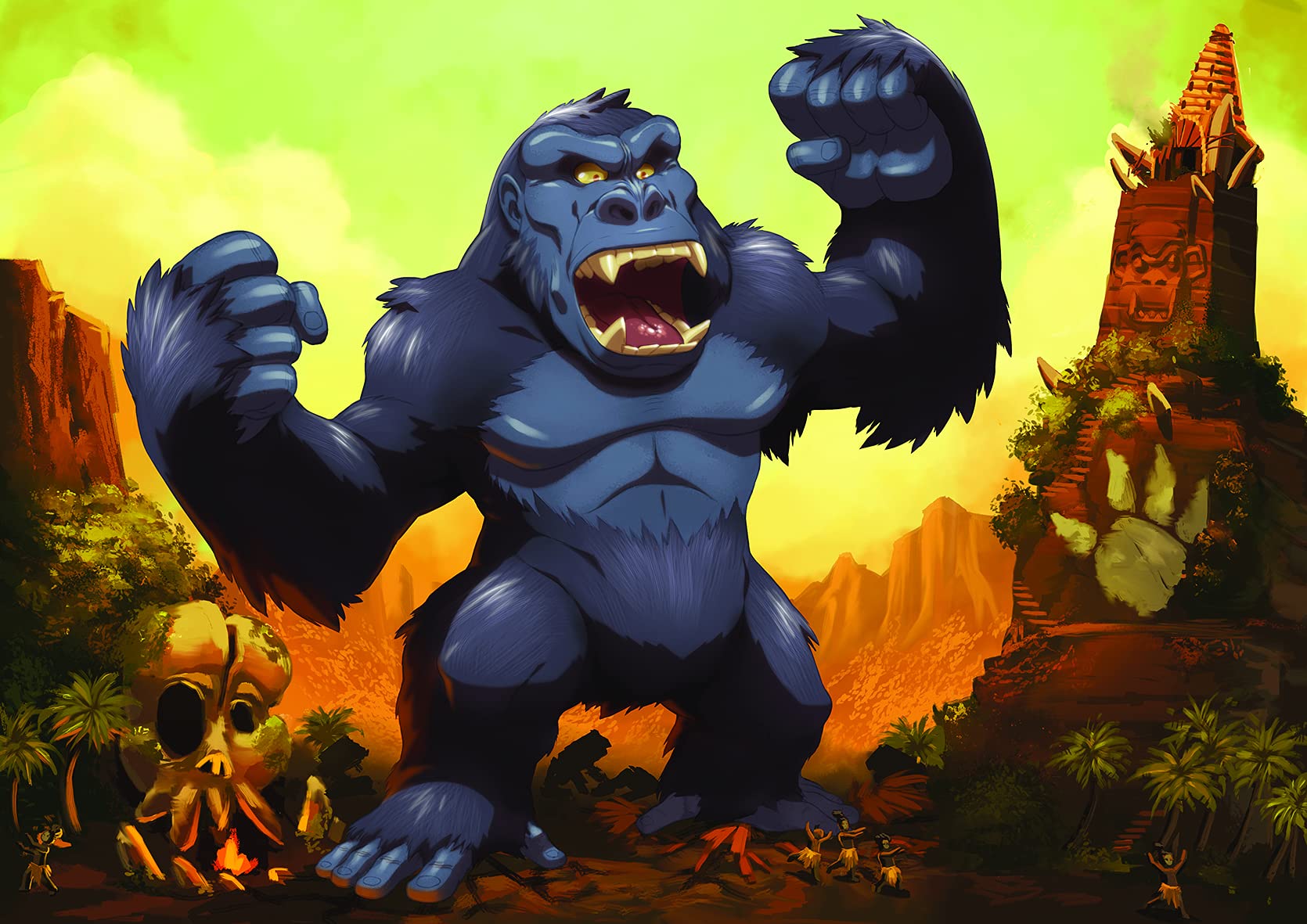 IELLO Monster Pack King Kong Expansion - Strategy Board Game for 2-6 Players | 30 Min Playtime | Ages 8+ | Adds King Kong Character | Perfect for Family Game Nights & Strategy Lovers