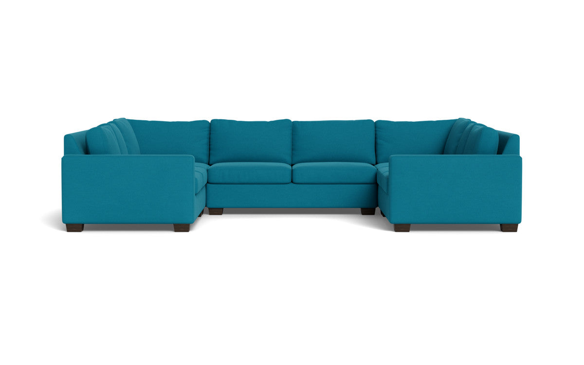 Track 141 Corner Sleeper Sofa U Sectional - Modern L-Shaped Convertible Couch Bed with Storage | Perfect for Small Spaces, Guest Rooms & Apartments