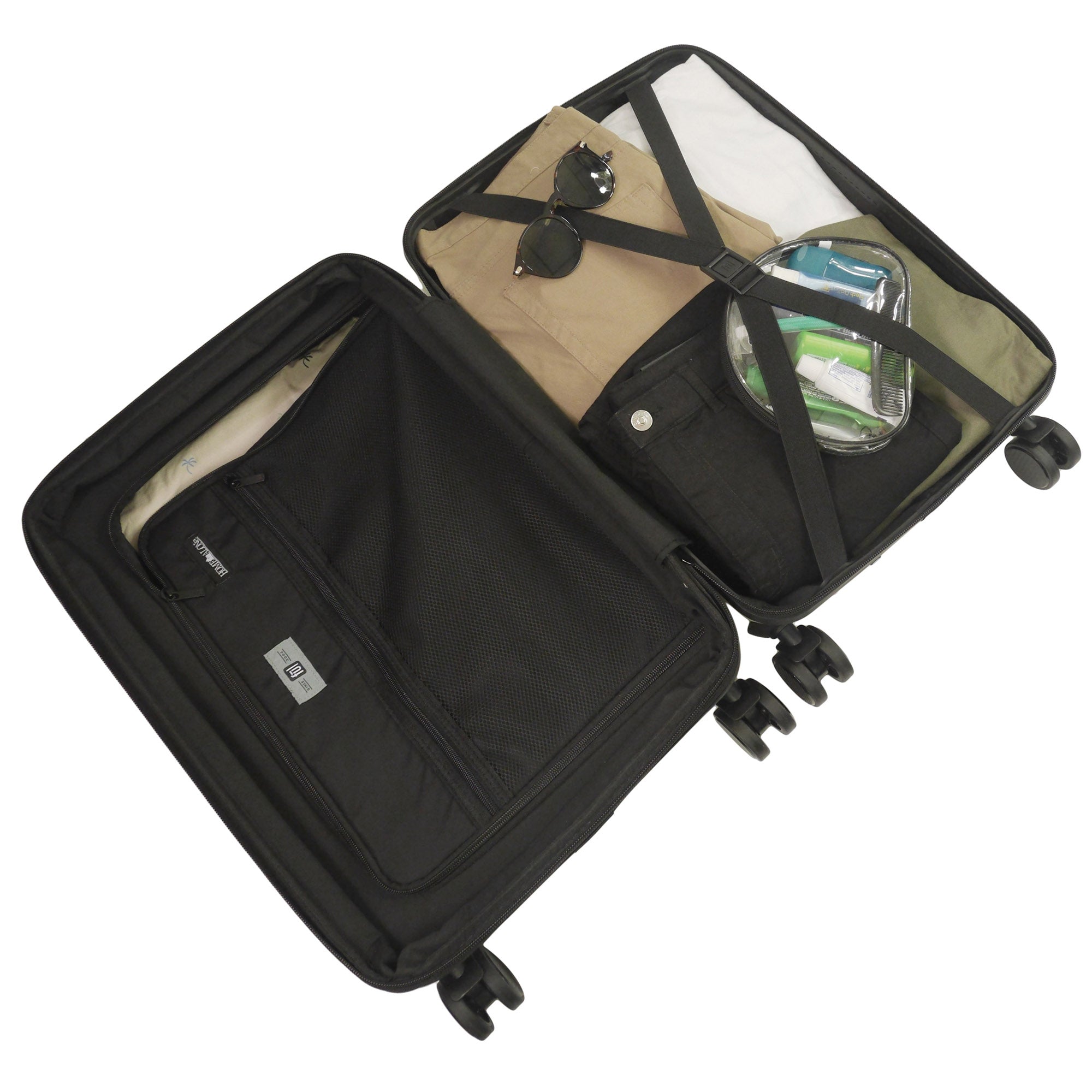22.5 Inch White Carry On Suitcase Luggage - Lightweight Spinner Cabin Bag for Air Travel, Business Trips & Weekend Getaways