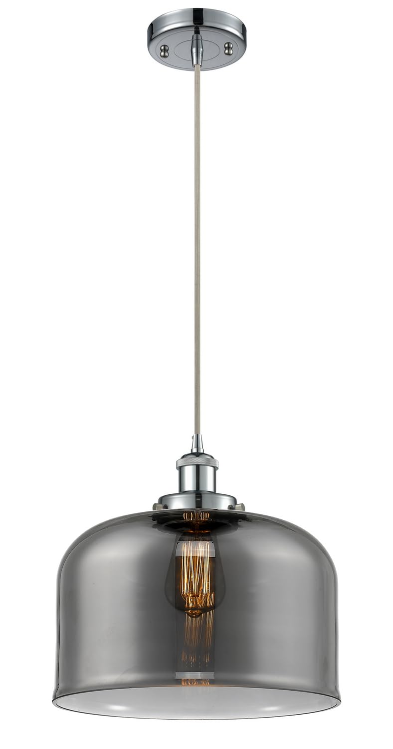 Ballston Collection Chrome Finish LED Mini Pendant Light - Modern Transitional Lighting Fixture for Kitchen Island, Dining Room & Entryway