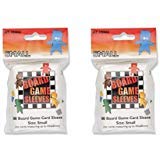 Arcane Tinmen Small Board Game Card Sleeves 44mm x 68mm - 200 Premium Protective Sleeves (Pack of 2) - Perfect for MTG, Pokemon, Yu-Gi-Oh! and Collectible Card Games