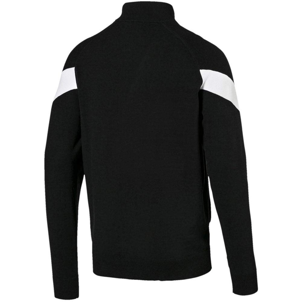 Puma Men's Iconic Mcs Evoknit Full Zip Hoodie - Black - Size S - Comfortable & Stylish for Casual Wear, Gym & Outdoor Activities