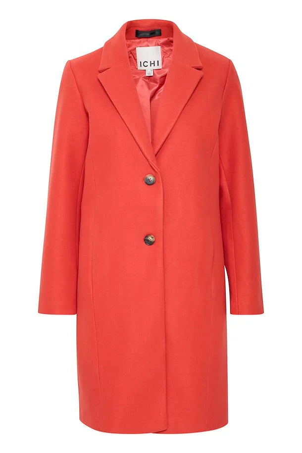 Juliette Coat for Women - Elegant Cranberry Wool Blend Winter Coat | Perfect for Office, Date Nights & Holiday Parties