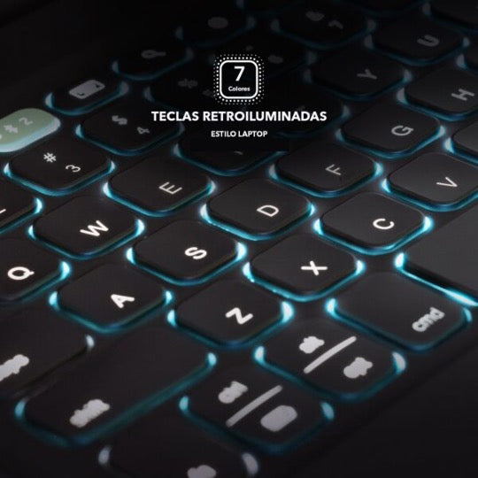 ZAGG Pro Keys 2 Wireless Keyboard for iPad Air 11 (M2 Chip) - Slim Bluetooth Keyboard with Backlit Keys for Work, Travel & Home Office Use