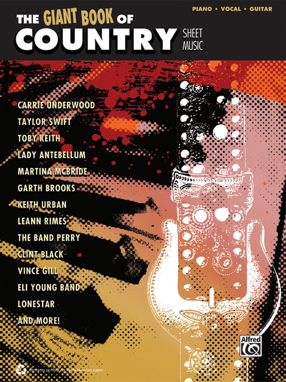 Alfred The Giant Book of Country Sheet Music - Piano/Vocal/Chords (P/V/C) Songbook for Country Music Lovers - Perfect for Performances, Practice & Music Lessons