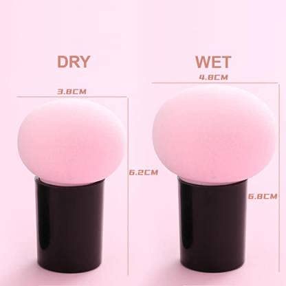 DATNASAYAD 5-Piece Soft Mushroom Shape Beauty Blender Sponge Set for Liquid, Cream & Powder Makeup Application - Perfect for Foundation, Concealer & Blending (Colors May Vary) - Ideal for Professional Makeup Artists & Home Beauty Routines