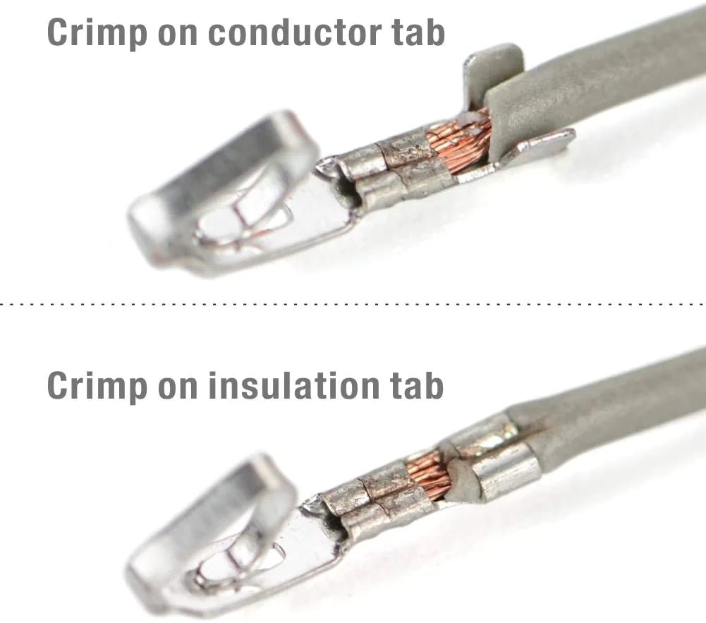 IWS 2412M Open Barrel Crimping Tool for AWG24-12 Terminals - Compatible with JAM, Molex, Tyco & JST Connectors - Perfect for Electrical Wiring, Automotive Repairs & DIY Electronics Projects
