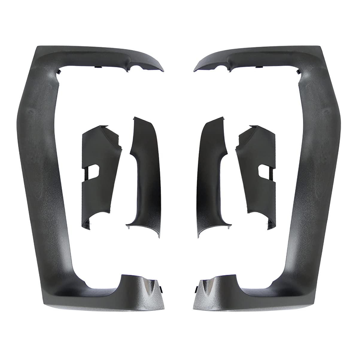 2004-2020 Volvo VNL Truck Mirror Arm Cover Pair - Left & Right Side Replacement Covers (Black) | Durable Protection for Semi Truck Mirrors | Perfect for Long Haul Trucking & Fleet Maintenance