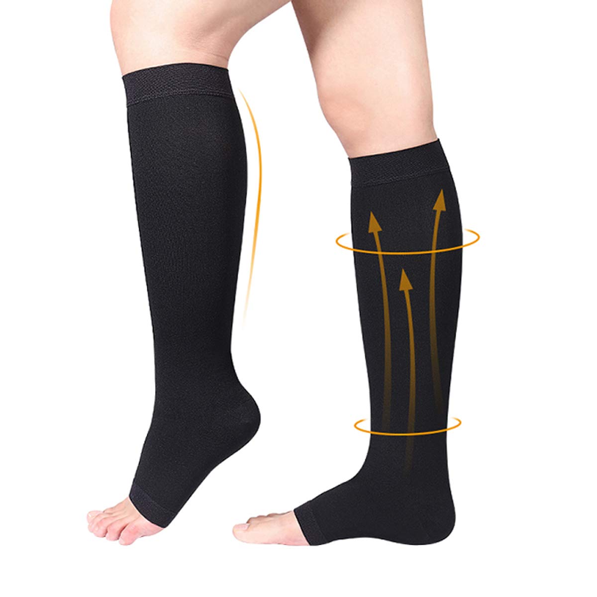 Varicose Veins Compression Stockings for Women & Men - 23-32 mmHg Knee High Support Socks for Circulation, Swelling Relief - Perfect for Running, Travel & Long Work Shifts