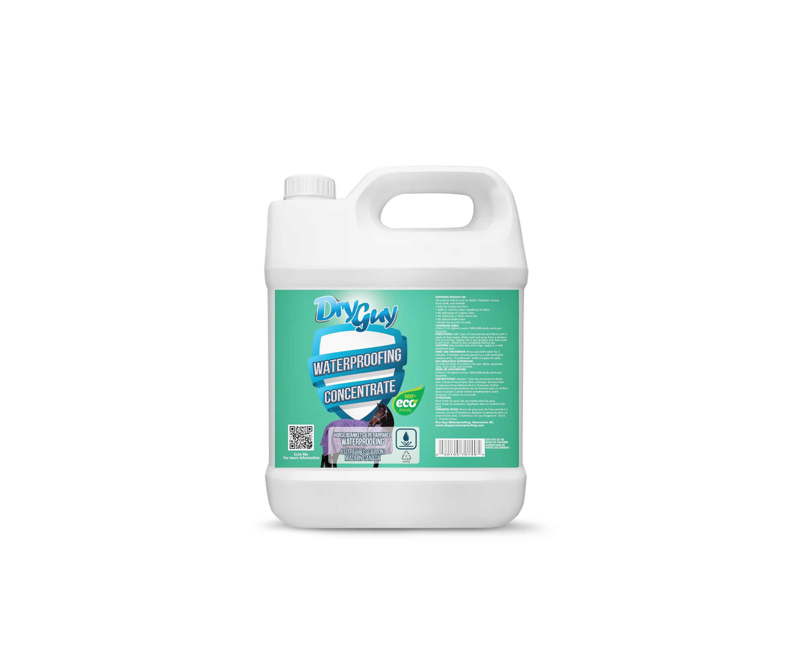 Waterproof Horse Blanket & Pet Apparel Concentrate Spray | Durable Water Repellent Treatment for Dogs, Cats & Equestrian Gear | Ideal for Rainy Weather & Outdoor Adventures