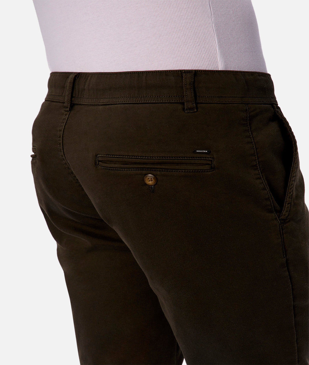 The Drifter Chino Pant - Men's Casual Slim Fit Stretch Travel Pants in New Army Green | Perfect for Work, Travel & Outdoor Adventures