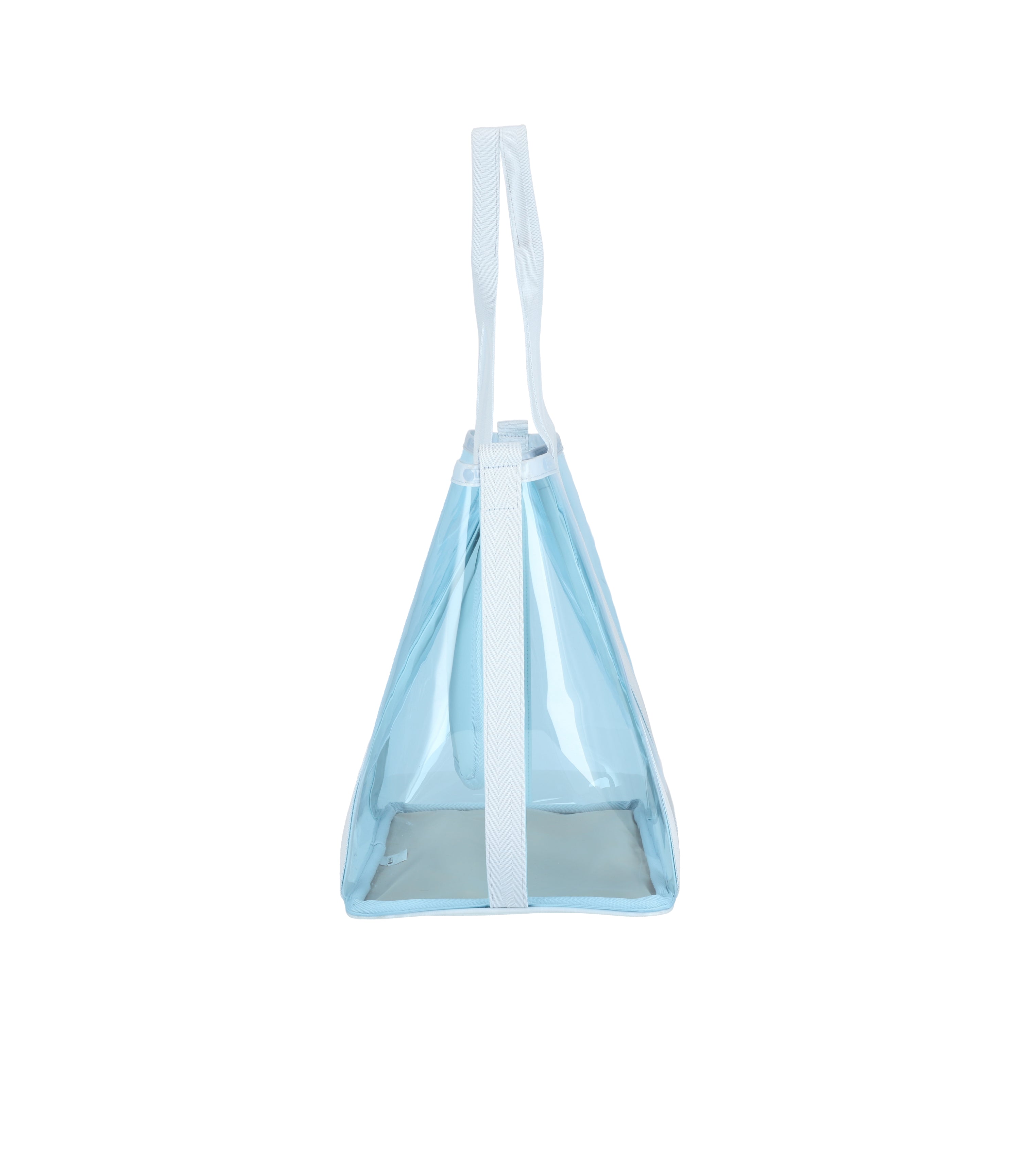 Stylish Clear East/West Tote Bag for Women - Trendy Transparent Handbag for Work, Travel & Shopping - Waterproof & Durable Fashion Accessory