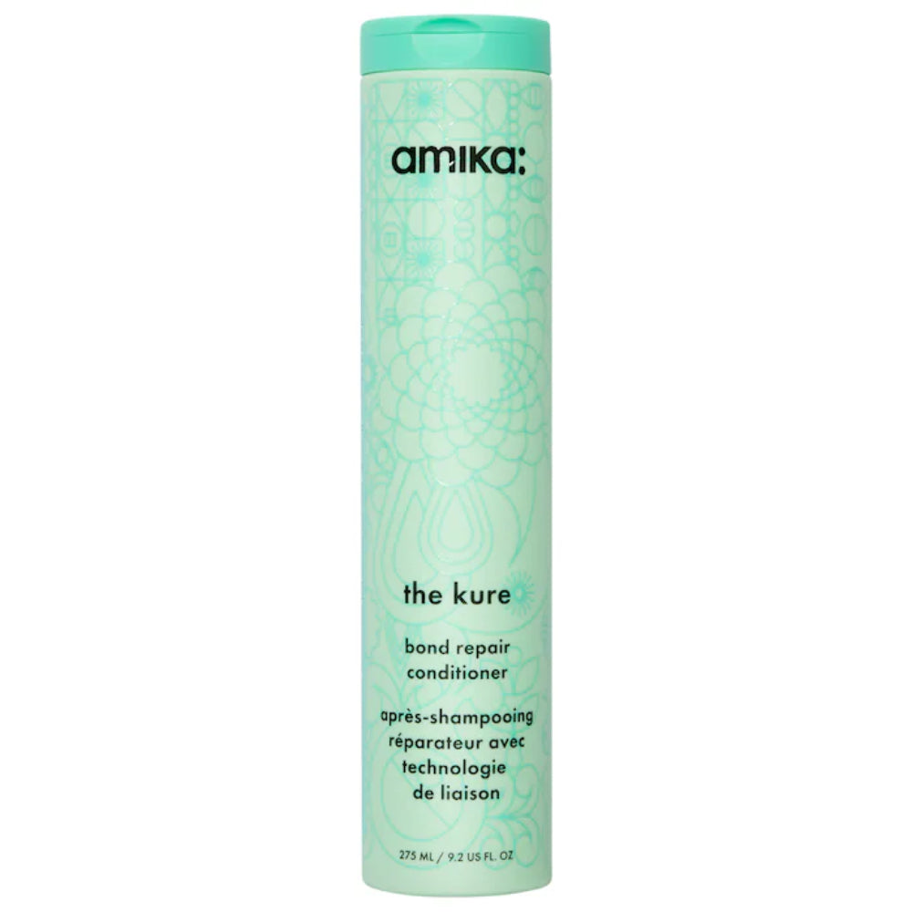 Amika The Kure Bond Repair Hair Conditioner - Sulfate Free Deep Conditioning Treatment for Damaged Hair - Salon Quality Hair Care for Dry, Brittle, Color Treated Hair - Perfect for Post-Chemical Treatment & Daily Nourishment