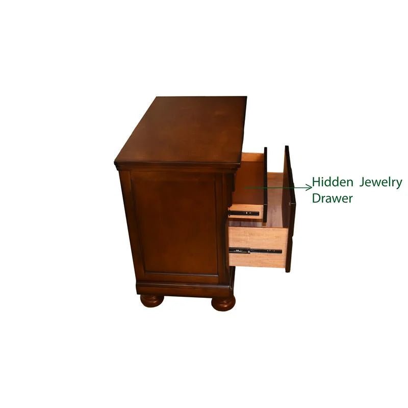 Baltimore Collection Nightstand - Modern Bedside Table with Storage Drawer, Perfect for Bedroom, Living Room & Office | Stylish and Functional Furniture
