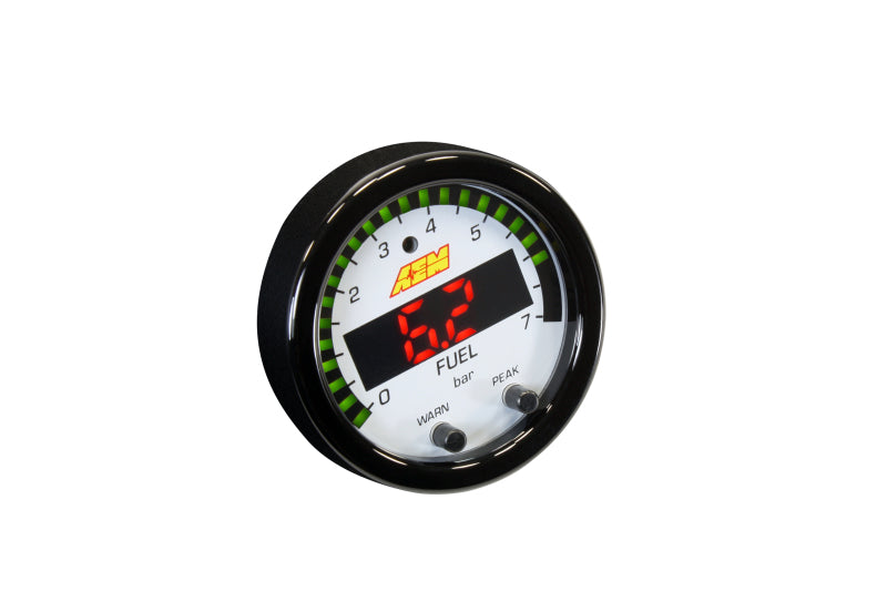 AEM X Series 0-100psi Pressure Gauge Kit - High Accuracy, Durable Performance for Automotive, Industrial & Hydraulic Systems