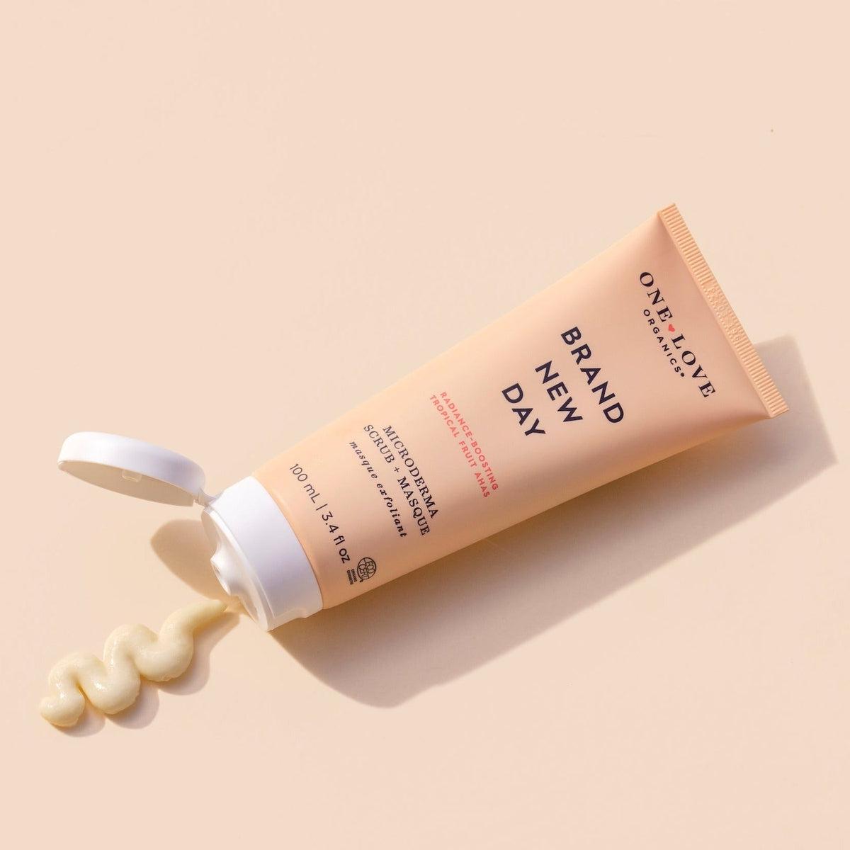 Brand New Day Microderma Scrub & Mask - 3.4oz Exfoliating Facial Treatment for Glowing Skin | At-Home Spa & Skincare Routine