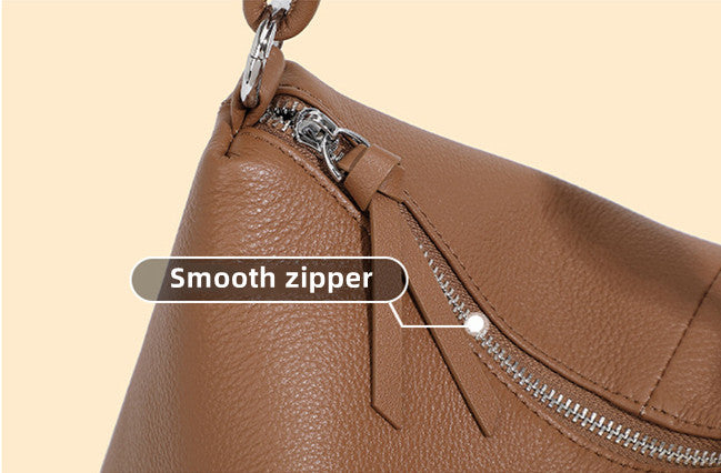 Premium Soft Leather Shoulder Bag for Women - Stylish & Durable Crossbody Purse - Perfect for Work, Travel & Everyday Use