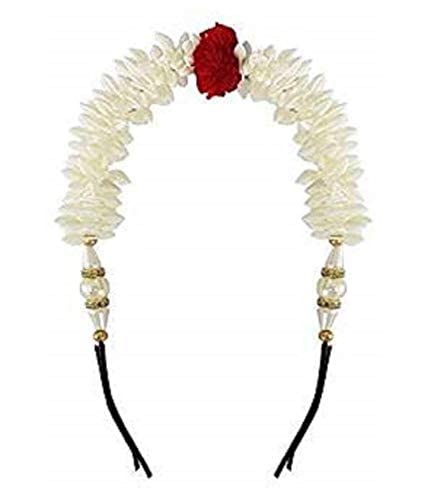 Staila Gajra for Women - Elegant Floral Hair Accessory for Weddings, Parties & Special Occasions