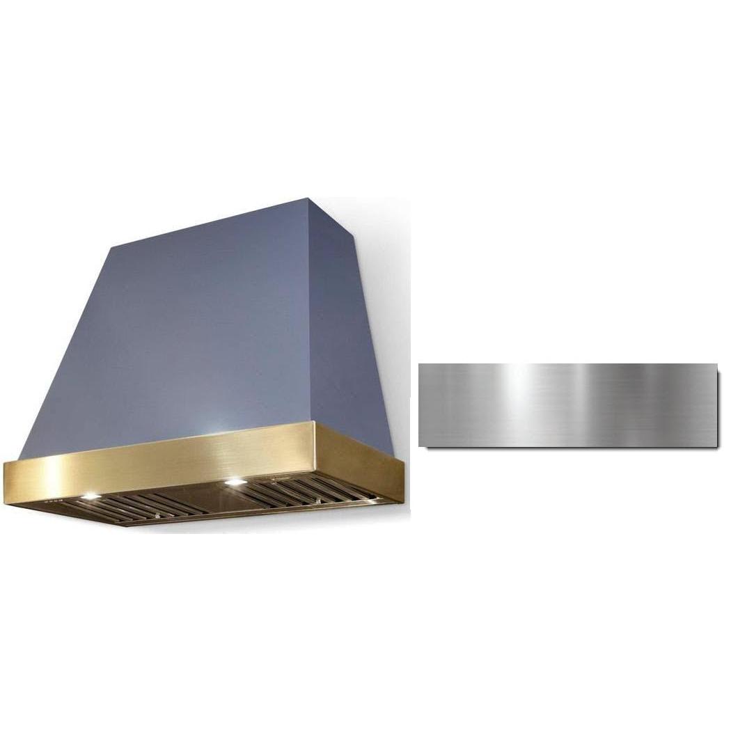 AGA 48 Inch Wall Mount Range Hood - Professional Stainless Steel Kitchen Vent Hood with Powerful 400 CFM, Quiet Operation & LED Lighting - Perfect for Modern Kitchens, Open Concept Homes & Gourmet Cooking