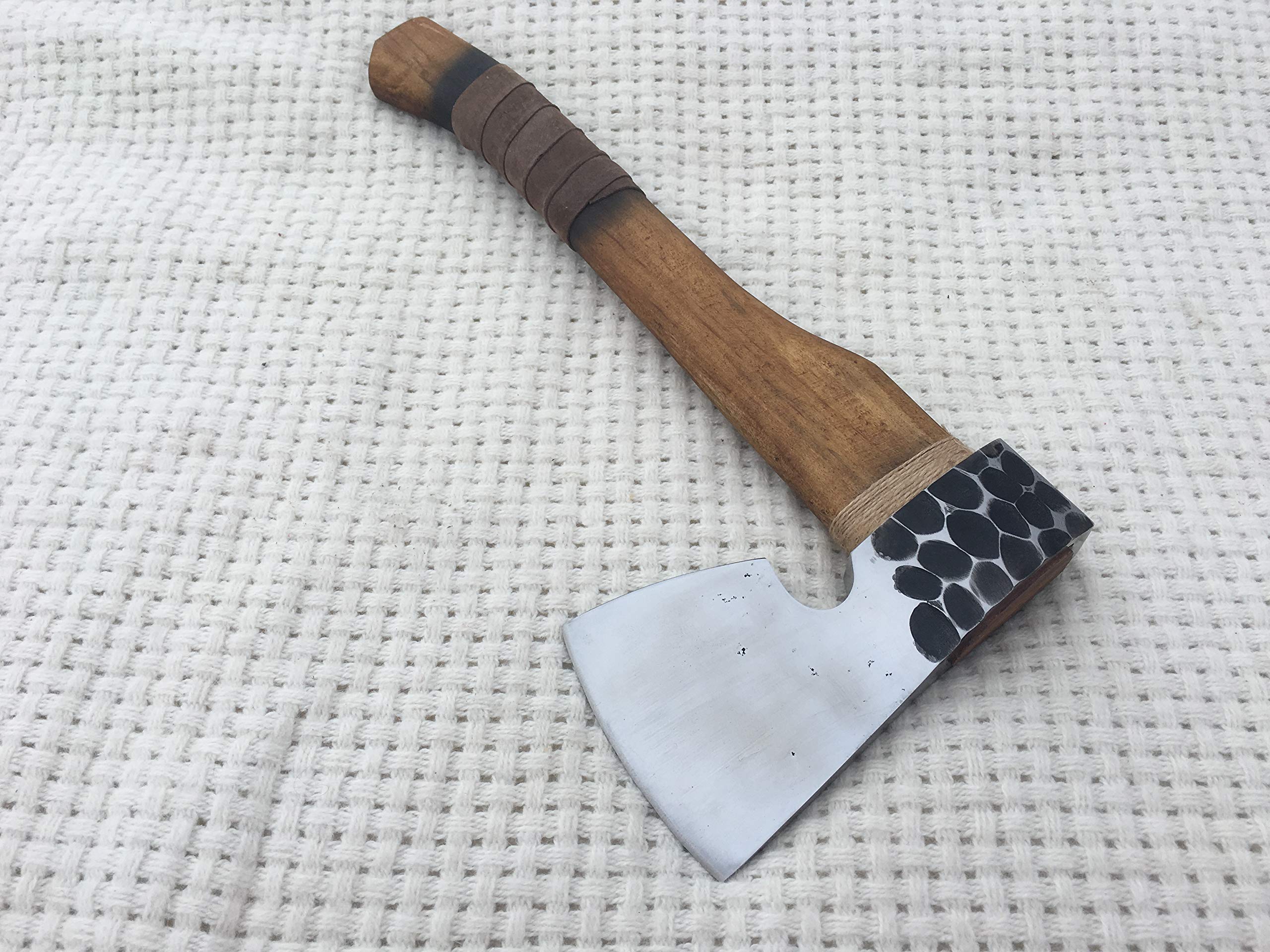 Viking Axe for Men - Handcrafted Wooden Hatchet for Stress Relief, Unique Birthday Gift for Him - Perfect for Camping, Outdoor Adventures & Home Decor