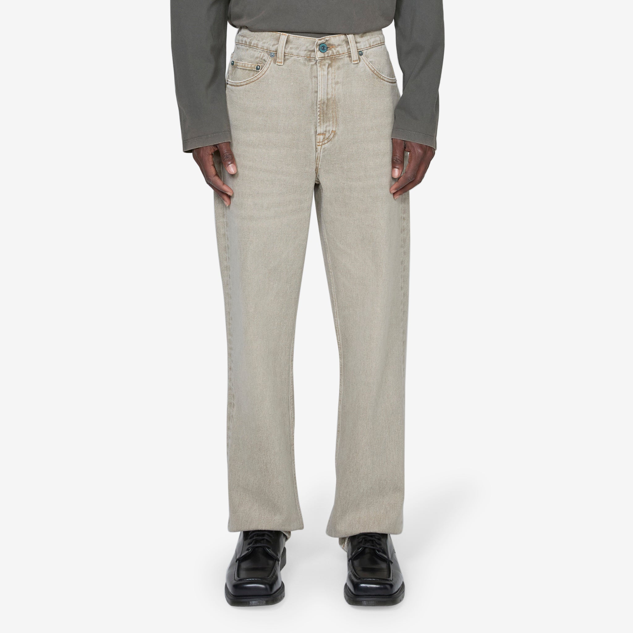 Stylish Formal Cut Jeans - Wet Sand Dye Wash for Men & Women | Perfect for Office Wear, Casual Outings & Date Nights